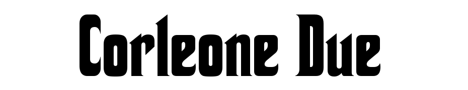 Corleone Due Font Download Free